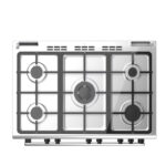 COCINA TAURUS 5.F + HORNO 90 CM  INOX - Imagen 3