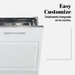 LAVAVAJILLAS ENCASTRE UNIVERSAL B 60 CM - Imagen 6