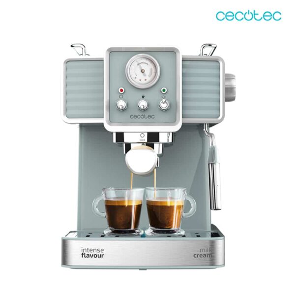 CAFETERA EXPRESSO RETRO CELESTE CECOTEC