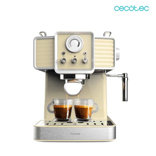 CAFETERA EXPRESSO RETRO VAINILLA CECOTEC