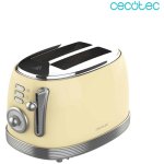 TOSTADOR VINTAGE YELLOW CECOTEC 2 RANURAS