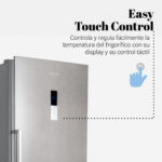 Frigorífico 1 PUERTA INOX 185 cm ONEGA 3003X - Imagen 2