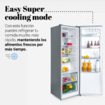 Frigorífico 1 PUERTA INOX 185 cm ONEGA 3003X - Imagen 4