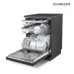 LAVAVAJLLAS SCHNEIDER 60 CM NEGRO 3 BAN - Imagen 2