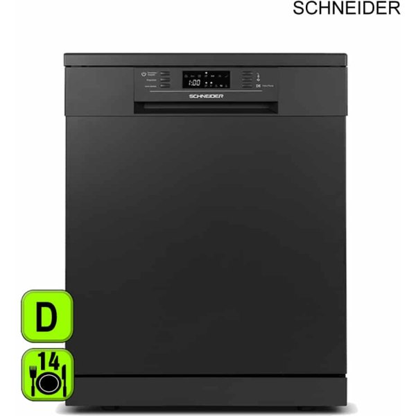 LAVAVAJLLAS SCHNEIDER 60 CM NEGRO 3 BAN