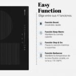 Placa inducción flexible negra MEISSA FLEX 3070 - Imagen 2