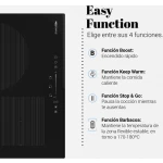 Placa inducción flexible negra MEISSA FLEX 3070 - Imagen 2