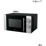 MICROONDAS NEGRO CON GRILL
