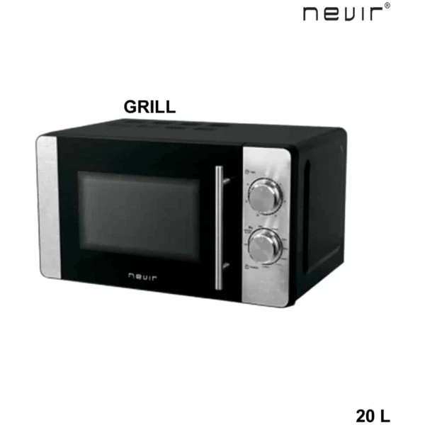 MICROONDAS NEGRO CON GRILL