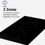 Placa Vitrocerámica 2 Fuegos VEGA 6030B - Imagen 5