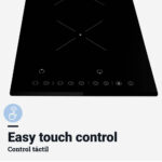 Placa Vitrocerámica 2 Fuegos VEGA 6030B - Imagen 4