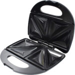 SANDWICHERA TM 2 CAVIDADES NEGRA/INOX - Imagen 2