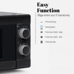 MICROONDAS NEGRO 20 LITROS UNIVERSAL BLUE - Imagen 2