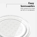 MICROONDAS NEGRO 20 LITROS UNIVERSAL BLUE - Imagen 4