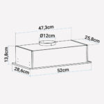 Campana encastrada ATLAS 4052X - Imagen 5