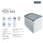 CONGELADOR HORI INFINITON PUERT CRISTAL 265L - Imagen 2