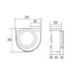 EXTRACTOR DE COCINA CATA CIRCULAR 480 M3 - Imagen 2