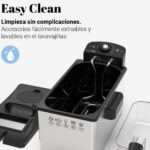 FREIDORA UNIVERSAL .B 3 L 2000 W INOX - Imagen 2