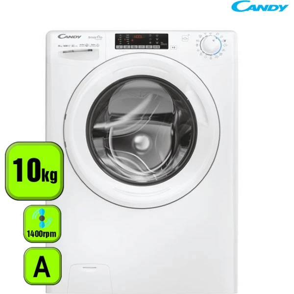 LAVADORA CANDY 10 KG 1400 RPM CLASE A