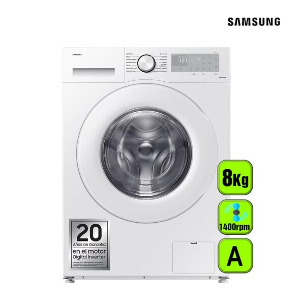 LAVADORA SAMSUNG 8 KG 1400 A ECOBUBLE VAOPR