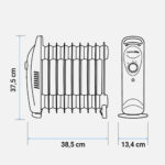 MINI RADIADOR UNIVERSAL B 1000W 9 ELEM - Imagen 2