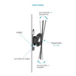 SOPORTE TV PARED FIJO INCLINABLE 10" A 40" - Imagen 2
