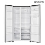 FRIGORIFICO AMERICANO BECKEN INOX E DISPENSA - Imagen 2