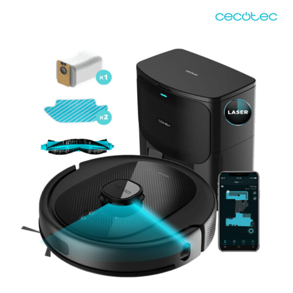 Robot aspirador con navegación láser