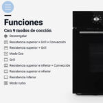 HORNO UNIVERSAL B MULTIF NEGRO DIGIT CRISTAL - Imagen 2