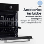 HORNO UNIVERSAL B MULTIF NEGRO DIGIT CRISTAL - Imagen 3
