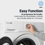 Lavadora 7 kg Carga Frontal Universal Blue - Imagen 3