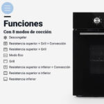 HORNO MULTIF UNIVERSAL B CRISTAL NEGRO 70 L 3 MAND - Imagen 2