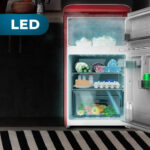 Frigorífico vintage retro roja 85L - Imagen 3