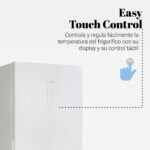 Frigorífico Combi de Cristal Blanco