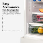 Frigorífico Combi de Cristal Blanco 185cm VOSTOK 3018W - Imagen 6