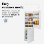 Frigorífico Combi de Cristal Blanco 185cm VOSTOK 3018W - Imagen 5