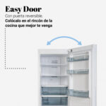 Frigorífico Combi de Cristal Blanco 185cm VOSTOK 3018W - Imagen 3