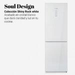 Frigorífico Combi de Cristal Blanco 185cm VOSTOK 3018W - Imagen 4