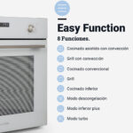 HORNO UNIVERSAL B MULTIF BLANCO DIGIT CRISTAL 70 L - Imagen 4