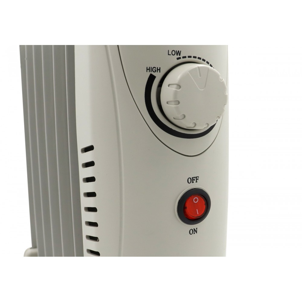 Mini Radiador de aceite con termostato regulable y luz indicadora
