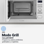 Microondas Integrable Blanco 20L - Imagen 3