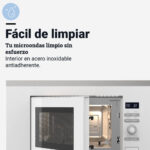 Microondas Integrable Blanco 20L - Imagen 4