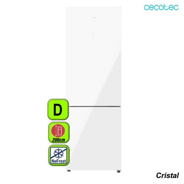 Frigorífico Combi White Glass