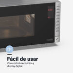 Microondas 23L con Grill SPEEDYBAKE 6023DX - Imagen 3
