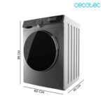 LAVADORA 12KG CECOTEC1400 A INOX DressCode - Imagen 2