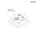 ENCIMERA GAS TAURUS 3 F INOX ENC ELECTR - Imagen 2