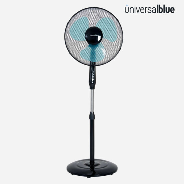 Ventilador de pie negro