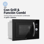Microondas integrable 25L con Grill SPEEDYBAKE PLUS - Imagen 3