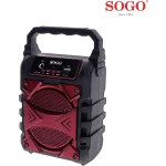 ALTAVOZ PORTATIL ROJO SOGO BLUETOOTH,USB,RADIO-5W- - Imagen 2