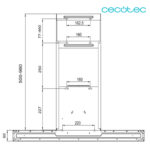 Campana T de 90cm CECOTEC - Imagen 4